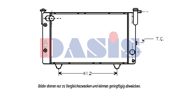 AKS DASIS Radiators, Motora dzesēšanas sistēma 151700N